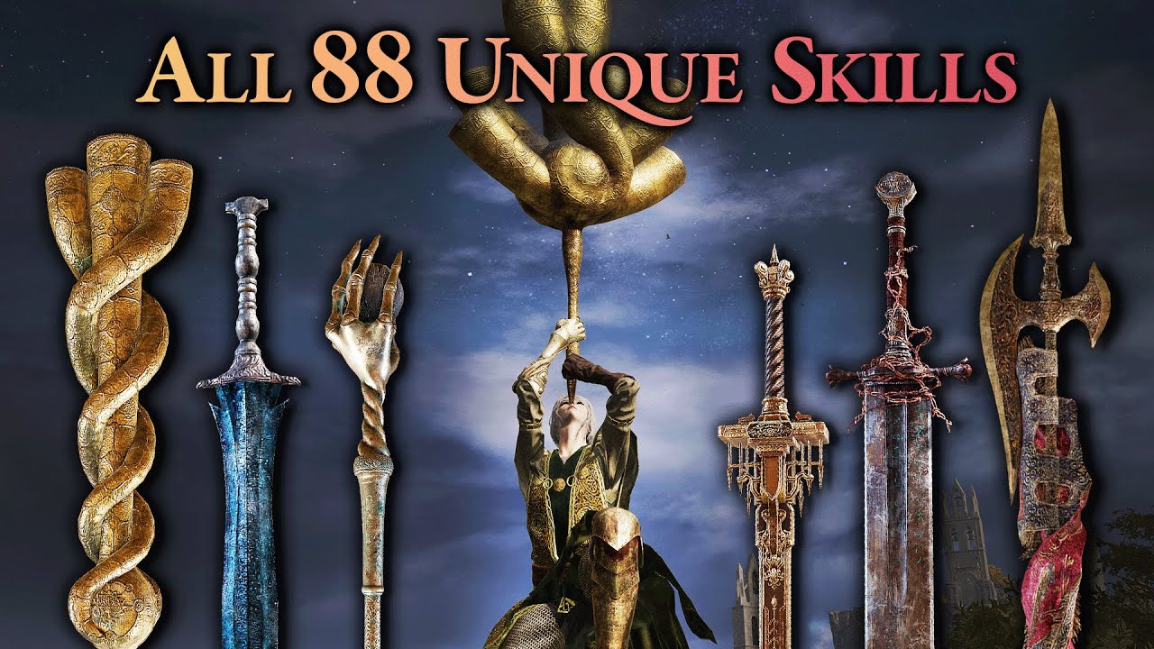 Ranking All 88 Elden Ring Unique Skills From Worst to Best...