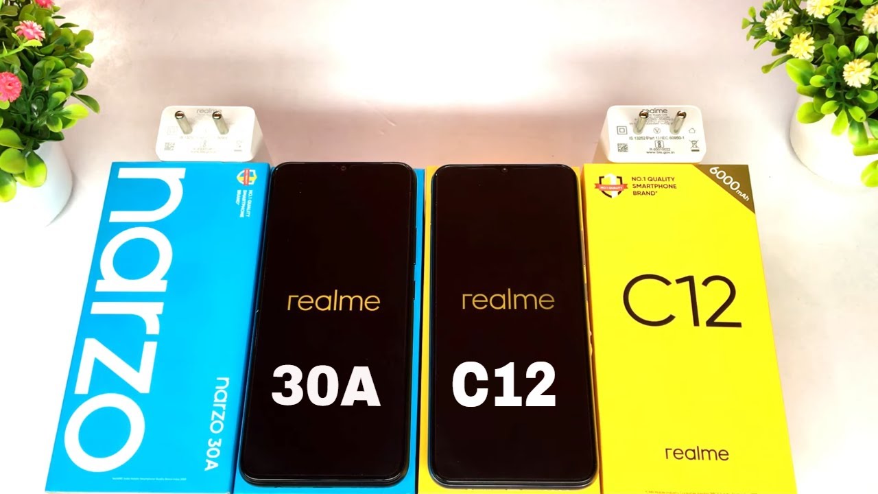 Realme Narzo 30A vs Realme C12 | Unboxing | Comparison | All Specification | Price ⚡⚡⚡