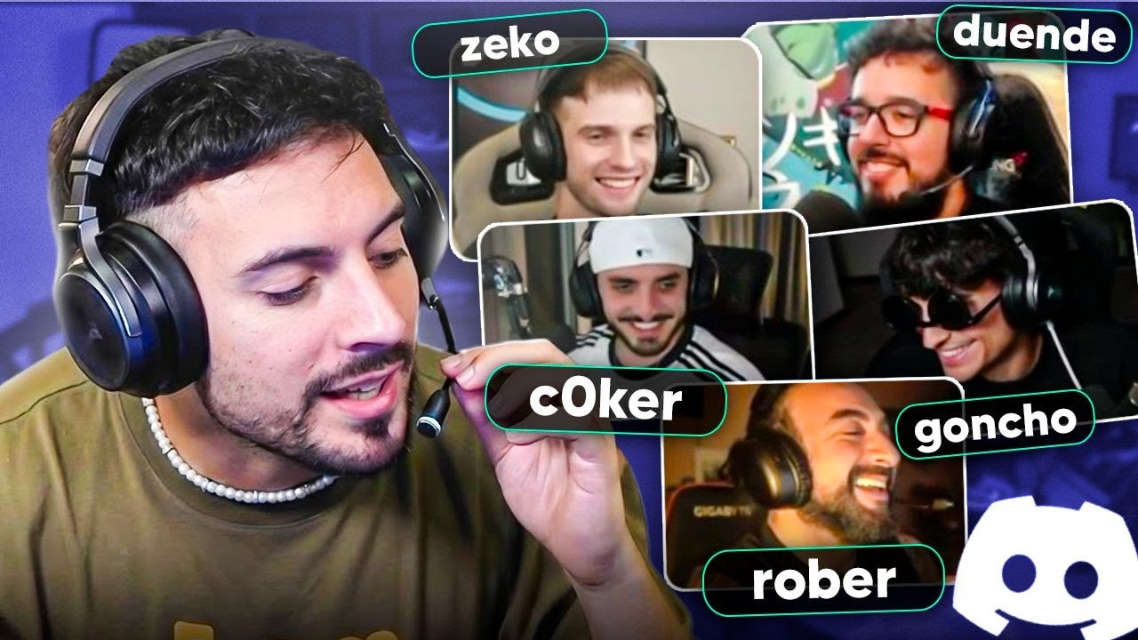 🌍 LOS TOPS GLOBALES en DISCORD | REVIVIENDO el GAMING | Goncho, DuendePablo, C0ker, Rober y zEk0