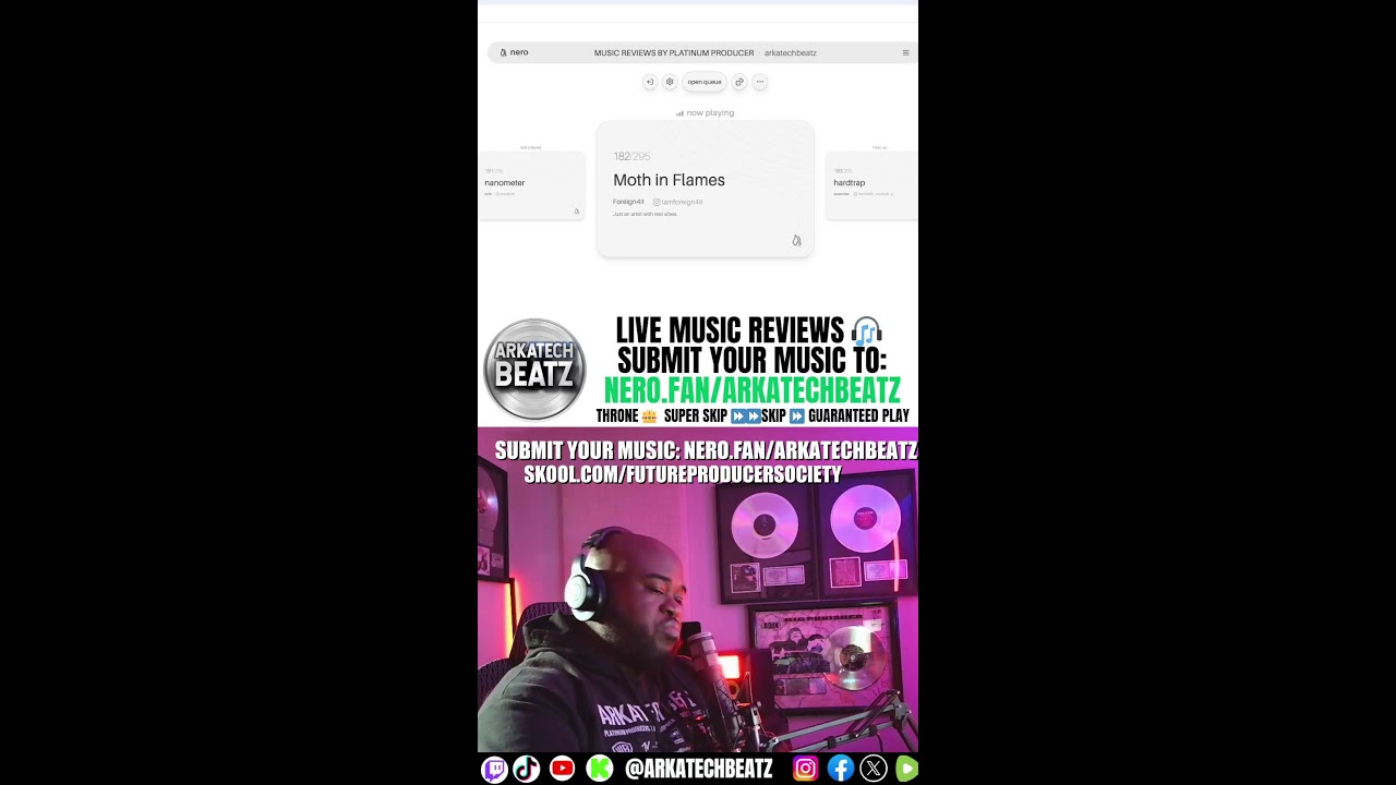 Music Production Tutorial Livestream Series (Portrait)