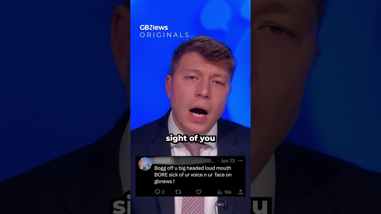 Patrick Christys hilariously responds to a comment telling him to &lsquo;bog off&rsquo;...