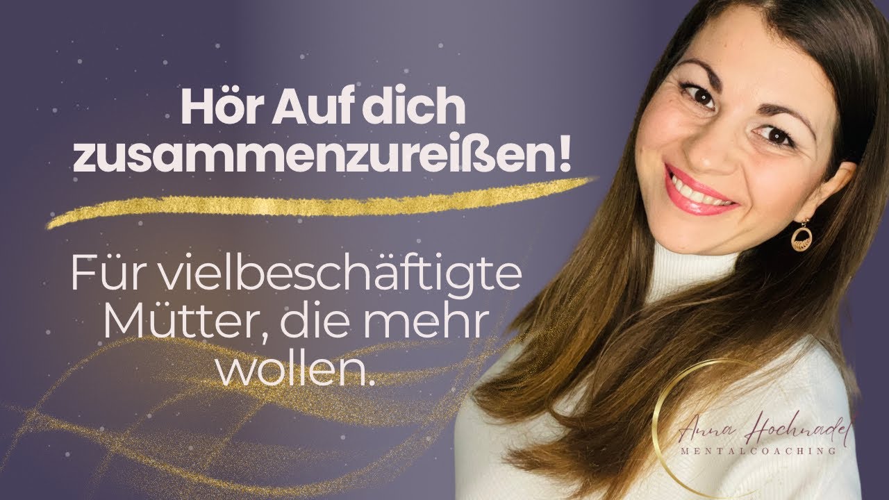 Hör auf dich zusammenzureißen! Erschöpfung bei vielbeschäftigten Müttern.