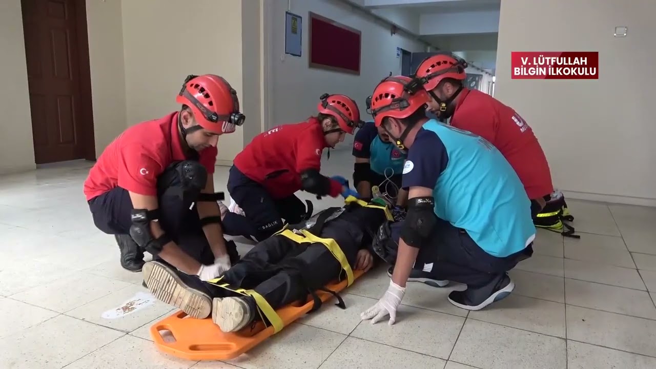 ELAZIĞ’DA DEPREM VE YANGIN TATBİKATLARI DEVAM EDİYOR