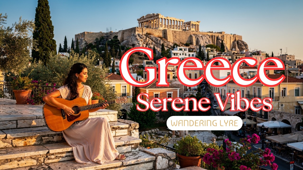 Greek Serene Melodies | Relaxing Aegean Coastal Vibes for Tranquil Night