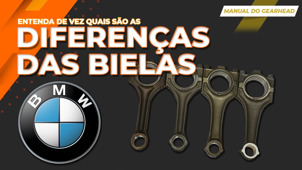 BMW Turbo? aspirada? Olha aqui as diferenças nas bielas de BMW e36 e46 323i, 325i, 328i e 330i.