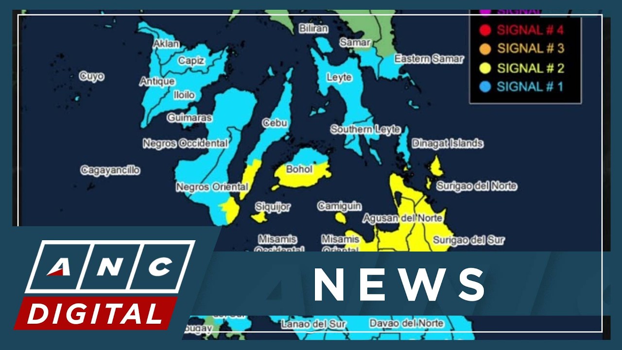 Wind signal no. 2 up over parts of Visayas, Mindanao due to 'Basyang' | ANC
