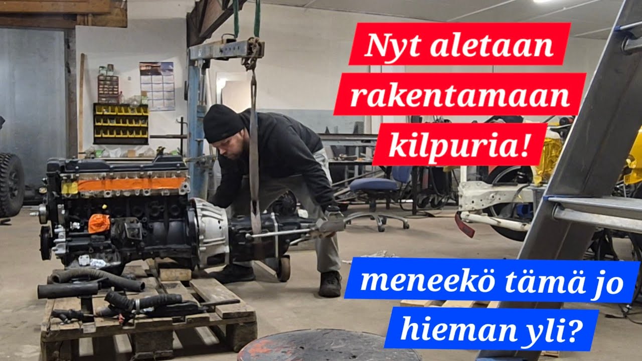 Nyt aletaan rakentamaan höntsäautosta kilpuria