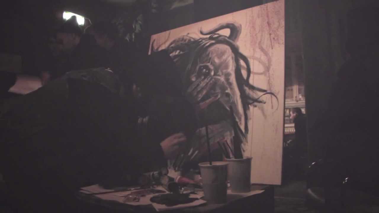 GRINDESIGN-solo art show ,speed painting-2011.11.11-dürer kert