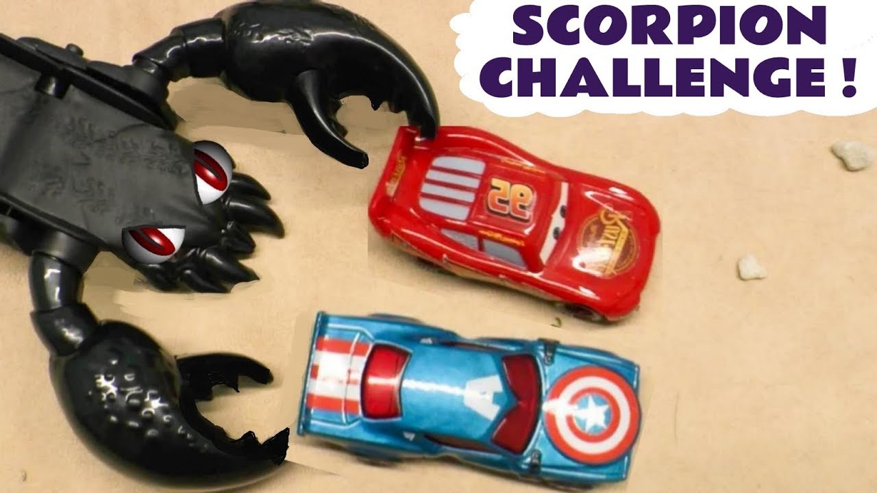 Cars Toys Lightning McQueen Scorpion Challenge Story