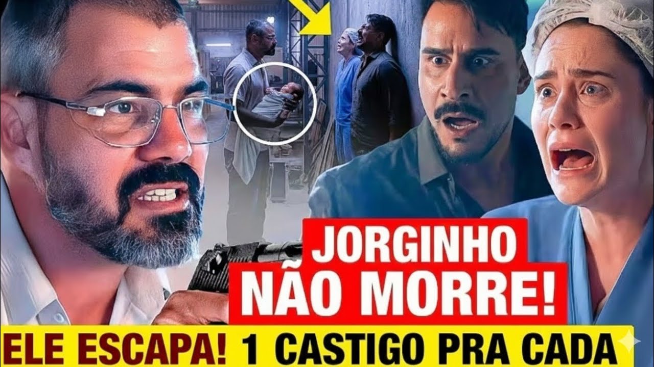 TRÊS GRAÇAS  – TERÇA 24/02 - O que acontece com Jorginho? Ele ESCAPA com ideia genial 