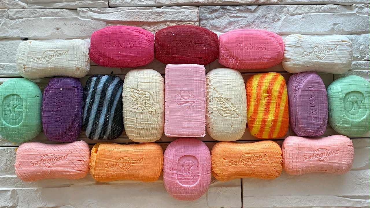 ASMR SOAP CUBES. No talking. Soap carving. Small crispy cubes. Video for sleep and good night.