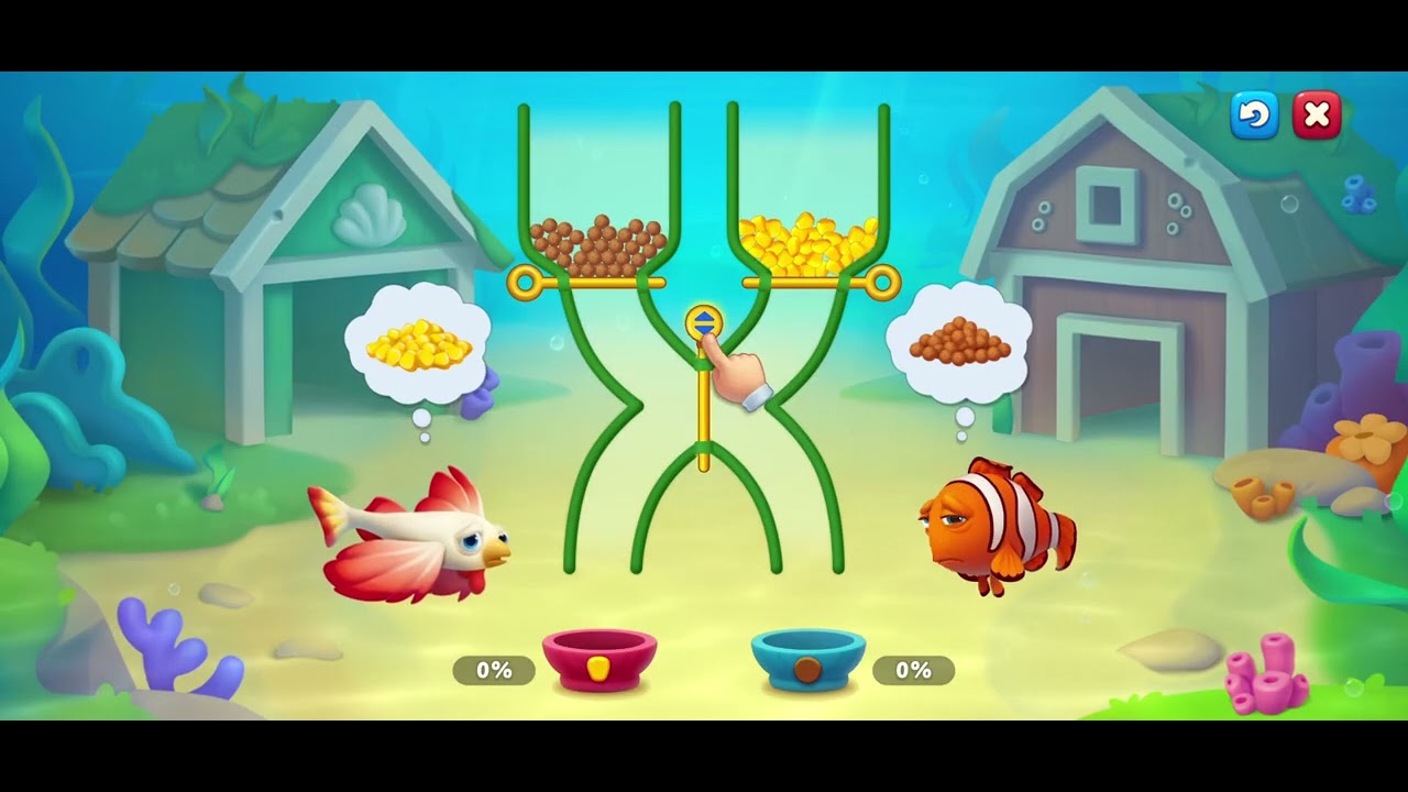 Fishdom🐠 Level 60 - 65 + Mini Games 