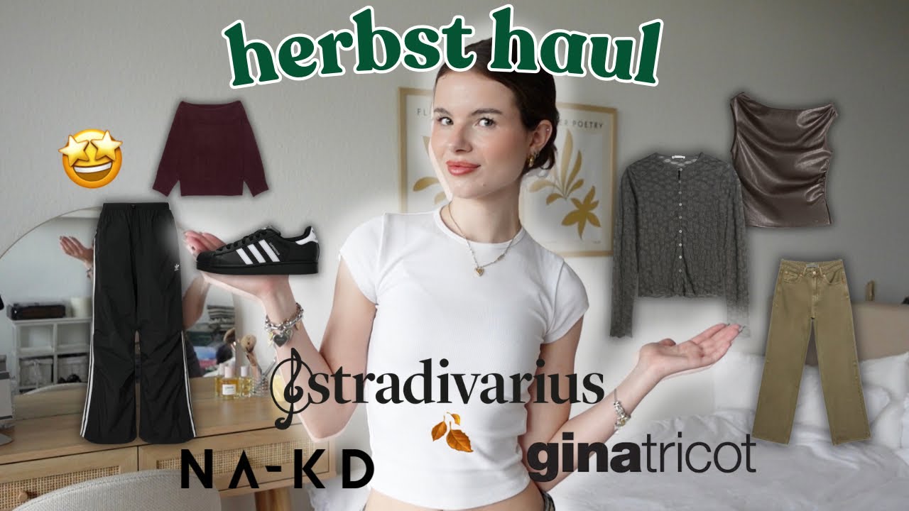 HERBST HAUL 2025🍂✨| Lounge, Gina Tricot, Adidas, NAKD,&hellip; | minimalromi
