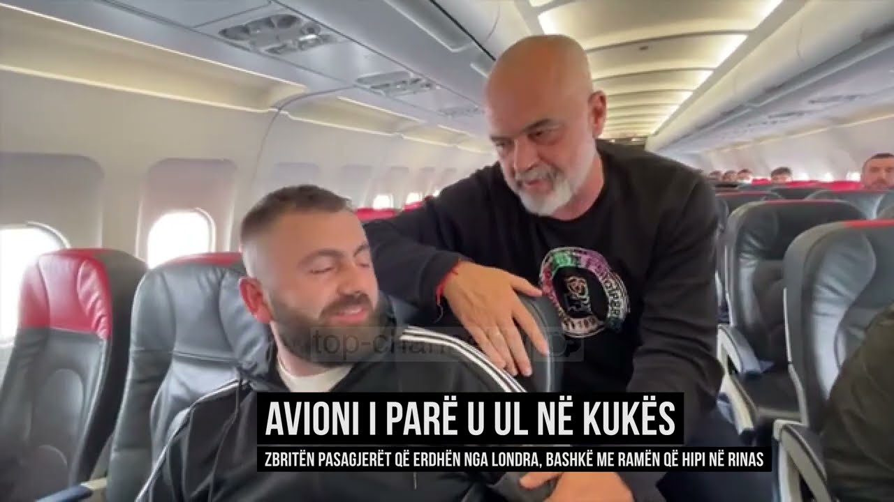 Top Channel/ Avioni i parë u ul në Kukës, zbritën pasagjerët që erdhën nga Londra bashkë me Ramën