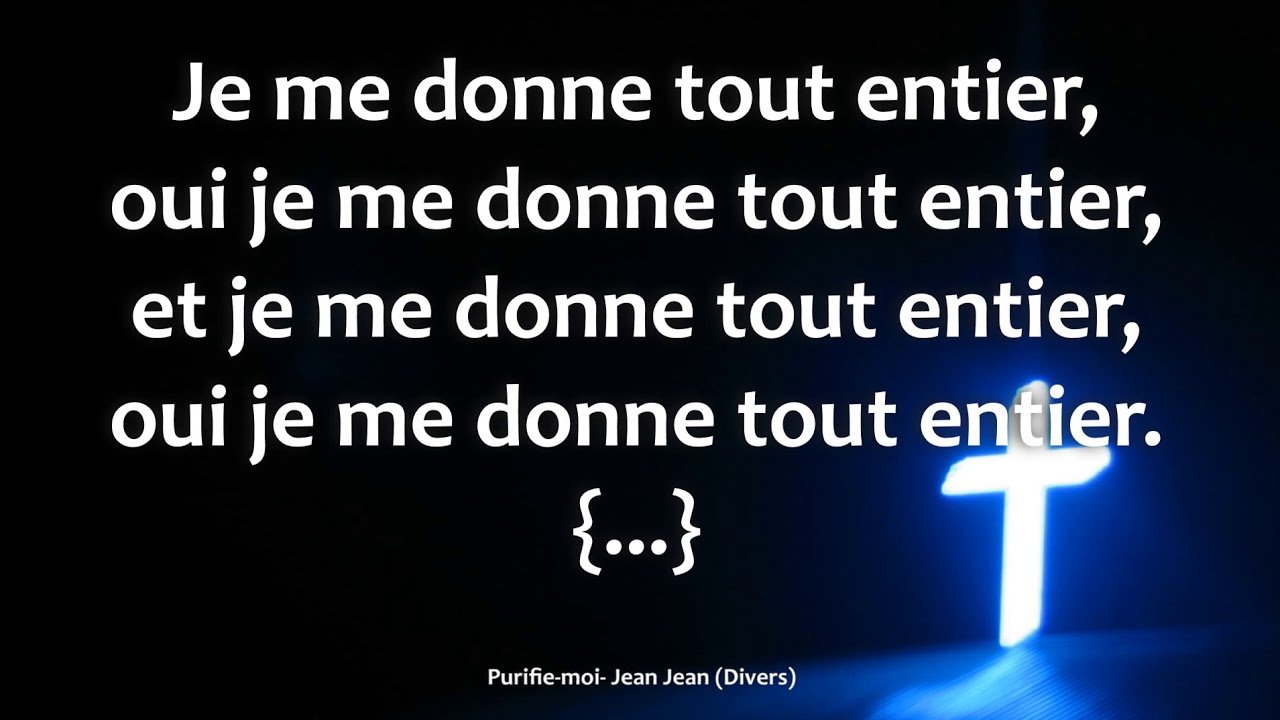 Purifie-moi - Jean Jean