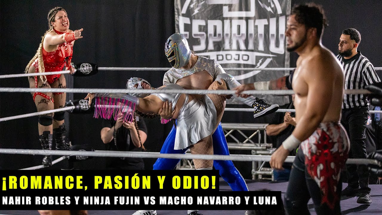 Nahir Robles y Ninja Fujin vs Macho Navarro y Luna