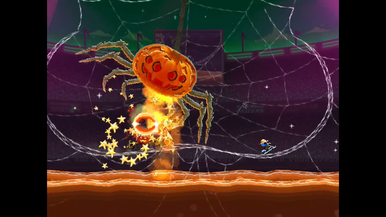 Pumpkin Boss With Snow Racer No Damage