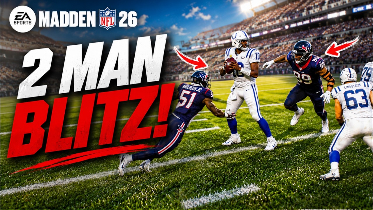 ЛУЧШИЙ БЛИЦ В MADDEN 26! ДАВЛЕНИЕ ДВУМЯ ИГРОКАМИ!