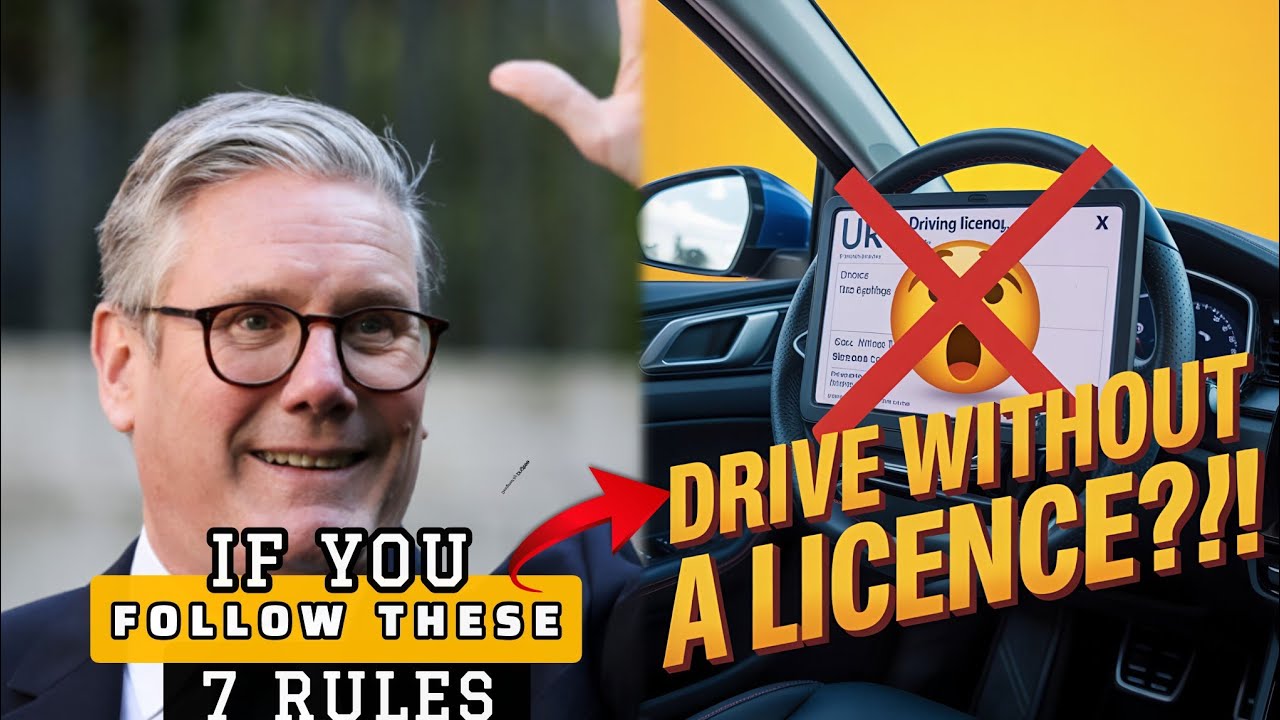 🚨 DVLA утверждает, что вы МОЖЕТЕ водить машину без прав, но только если будете следовать ЭТИМ 7 п...
