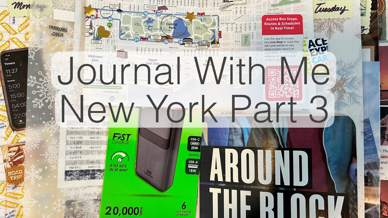 Creative Journaling | Memory Keeping | New York Part 3