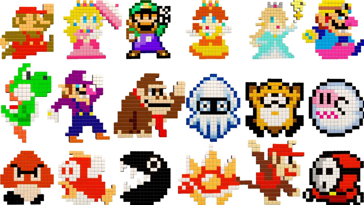 Super Mario Party - Puzzle Hustle - All 30 Figures [2 Player]