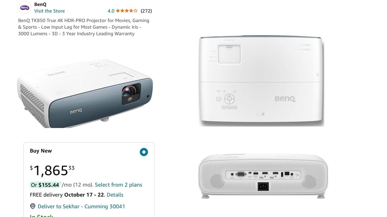 Troubleshooting and fixing BenQ TK850 True 4K HDR PRO projector issues Oct 2024