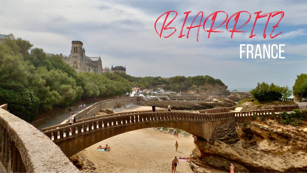 Summer in BIARRITZ 🇫🇷  France |  walking tour (4K)