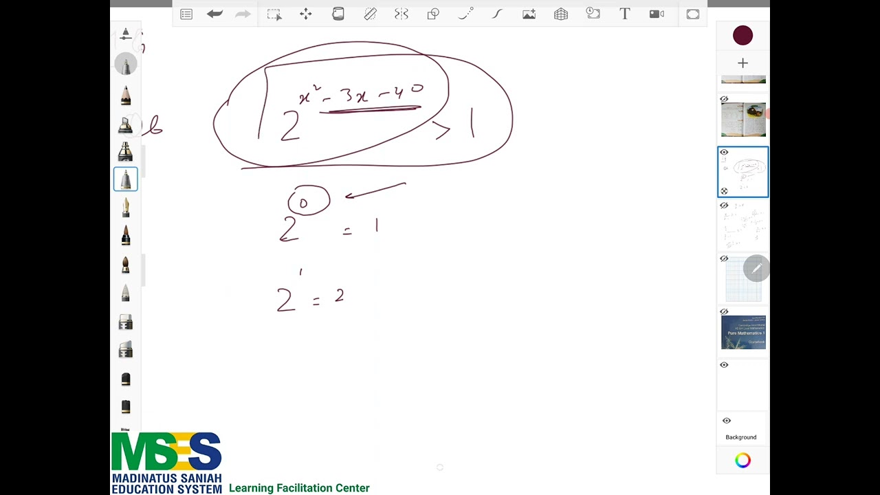 Q6. Ex 1G. Chapter 1. Quadratics. A Level Pure Mathematics 1.