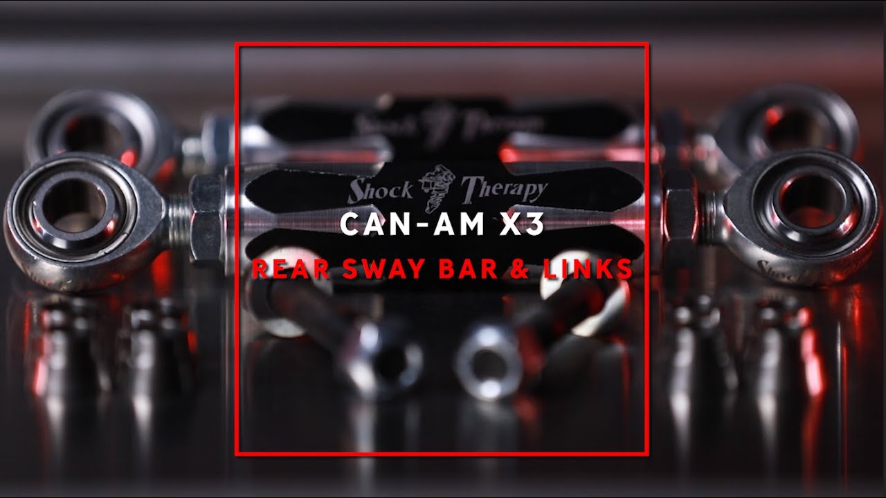 How To Install Shock Therapy Rear Sway Bar and Link Kit on Can-Am Maverick X3