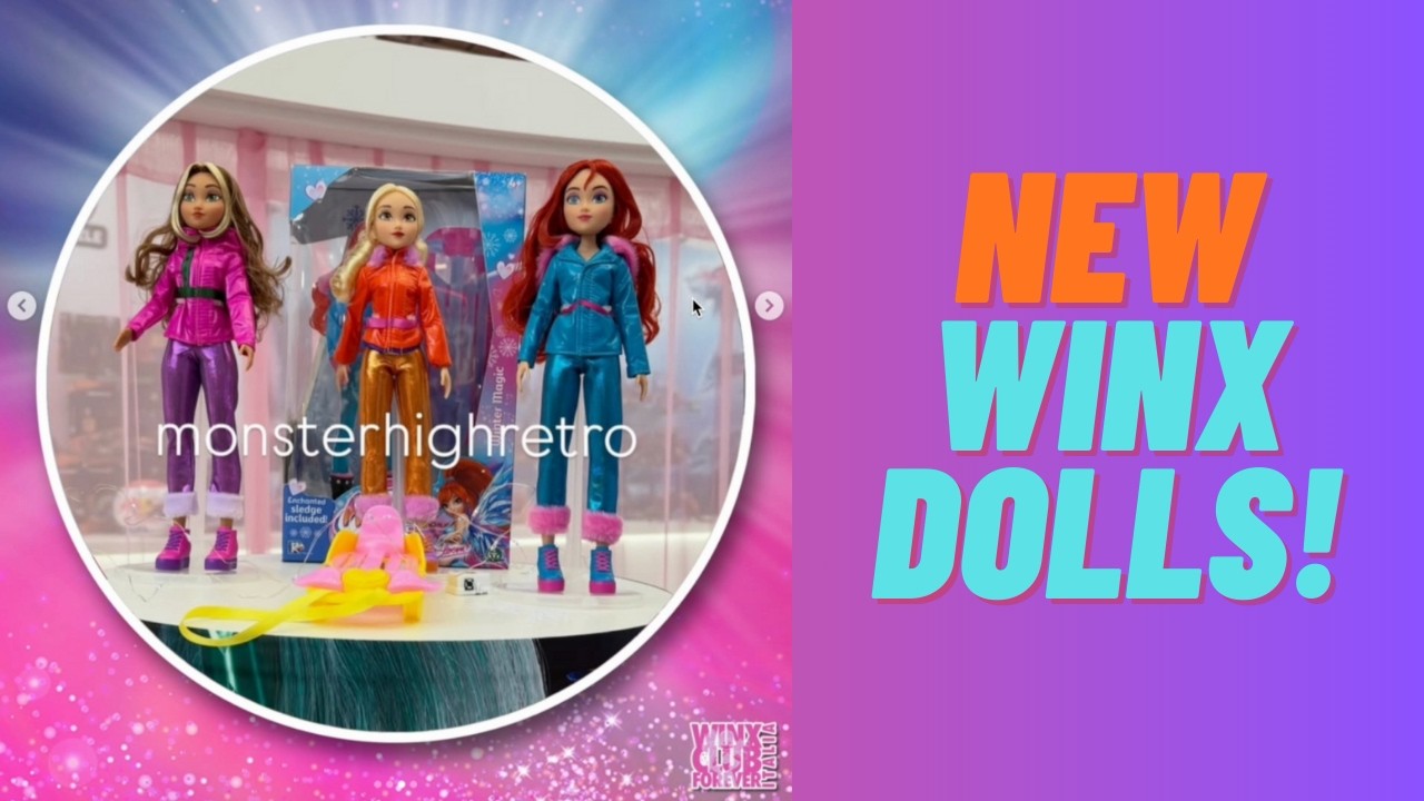 Trix, Winter Magic and Fluttering Wings - upcoming Winx dolls in 2026!