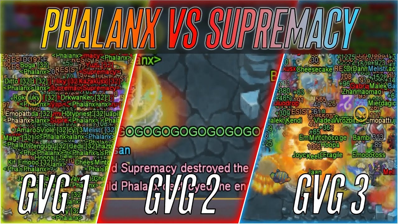 Phalanx Vs Supremacy - 3 Mermen GvG - Warspear Online