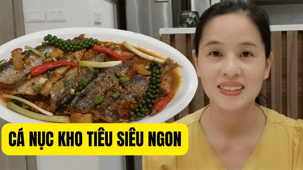 Cách Làm Cá Nục Kho Tiêu Đậm Đà Không Tanh - Ai Cũng Làm Được