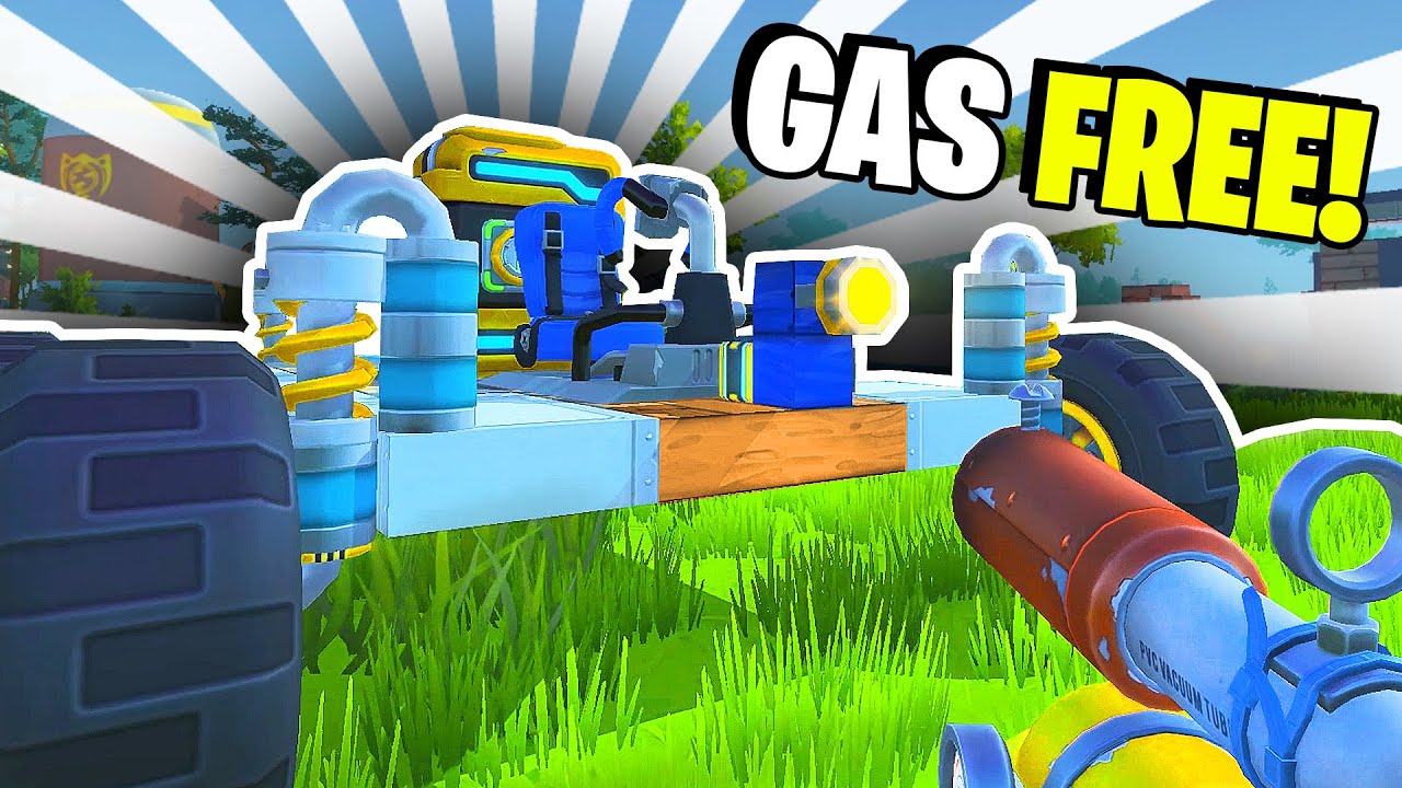 GAS FREE BEARING POWERED Car! - Scrap Mechanic Survival