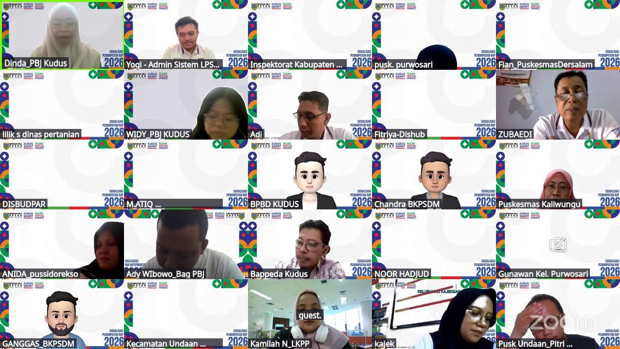 Sosialisasi Penginputan Rencana Umum Pengadaan (RUP) Tahun 2026