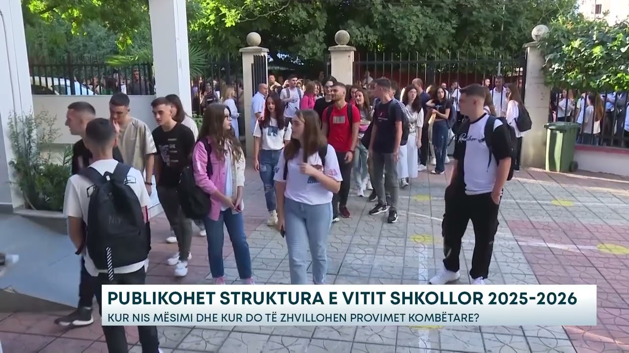 Publikohet struktura e vitit shkollor 2025-2026 - Kur nis mësimi dhe kur do të zhvillohen...