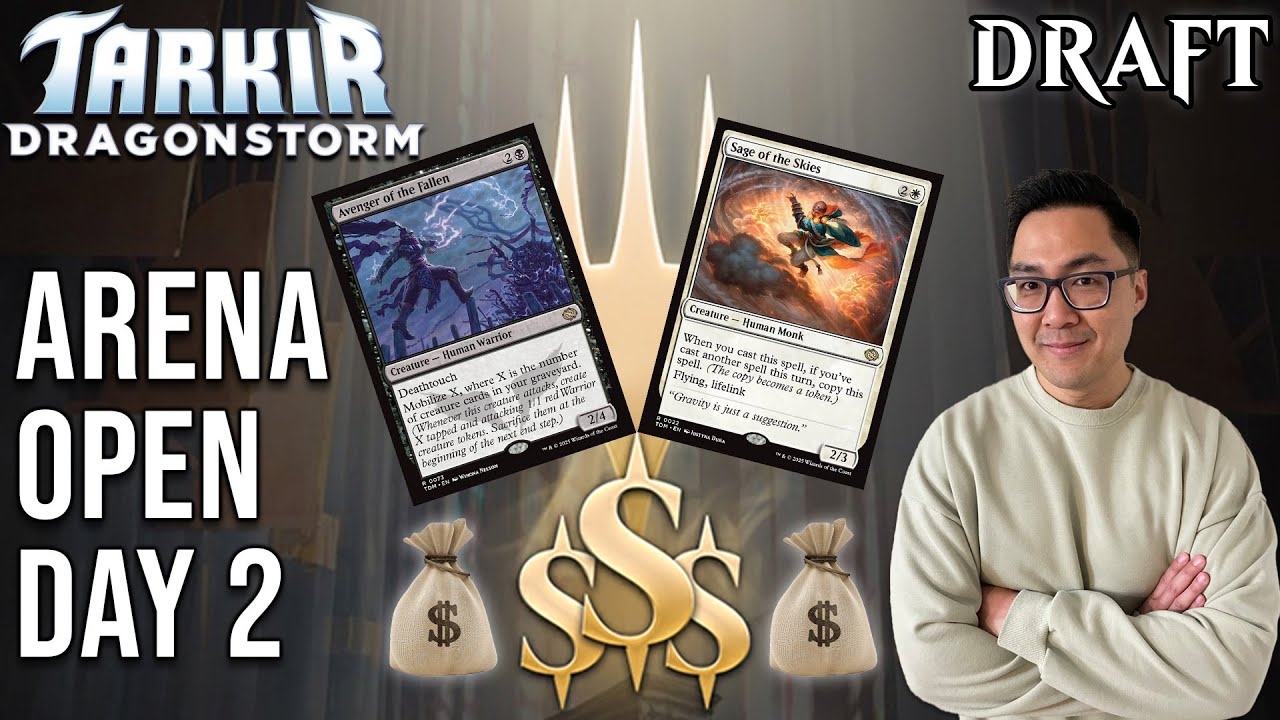 The $2000 Drafts Start Now | Arena Open Day 2 | Tarkir: Dragonstorm Draft | MTG Arena
