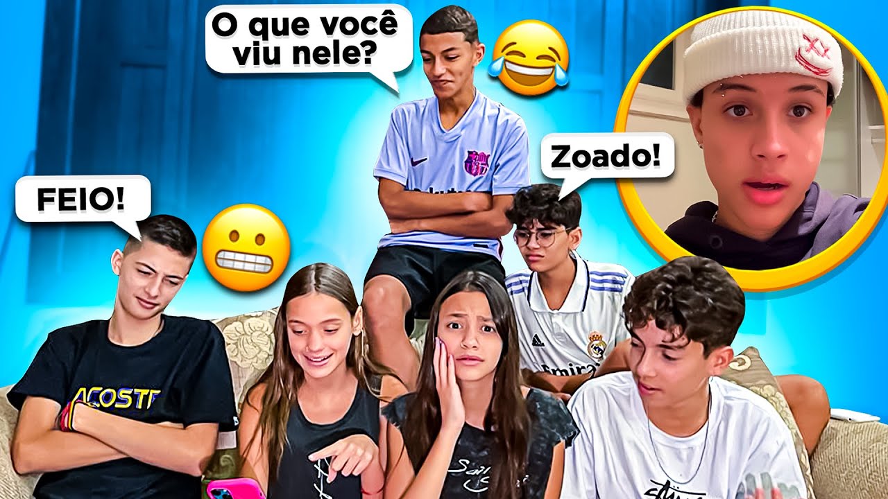 MEUS AMIGOS REAGIRAM AO MEU NAMORADO!!