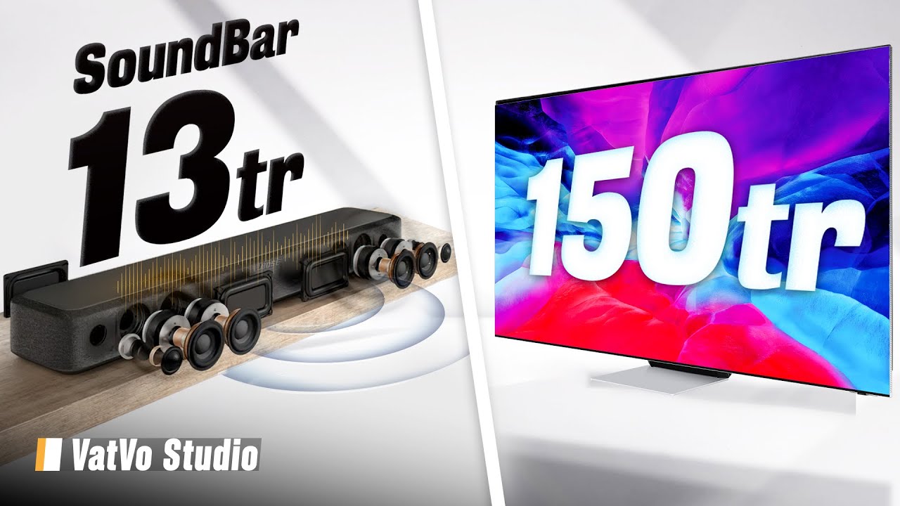 So s&aacute;nh &acirc;m thanh LOA TV 150 TRIỆU v&agrave; SOUNDBAR 13 TRIỆU: D&ugrave;ng TV rẻ th&igrave; l&ecirc;n đời kiểu g&igrave;?