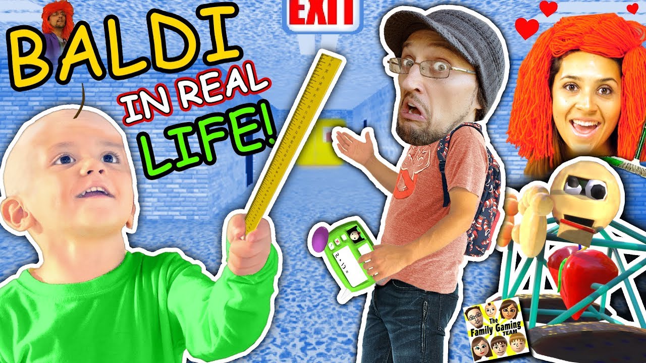 BALDI'S BASICS In Real Life!! FGTEEV goes to School of Education & Learning (Skit)
