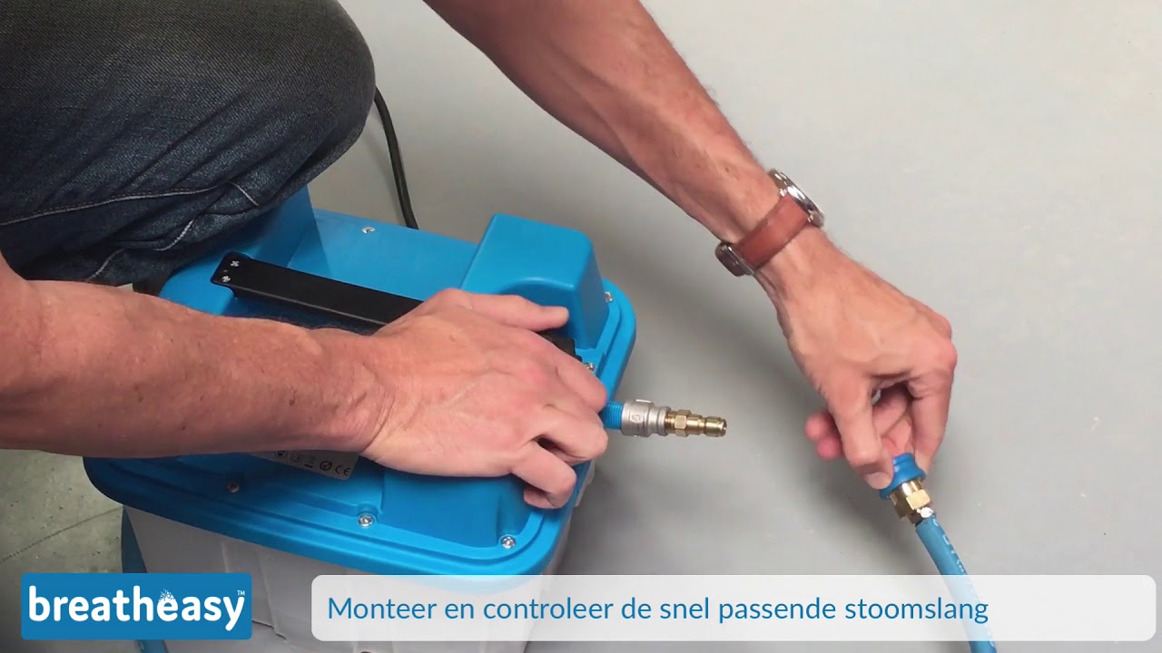 Instructies voor het monteren van een Breatheasy hooistomer