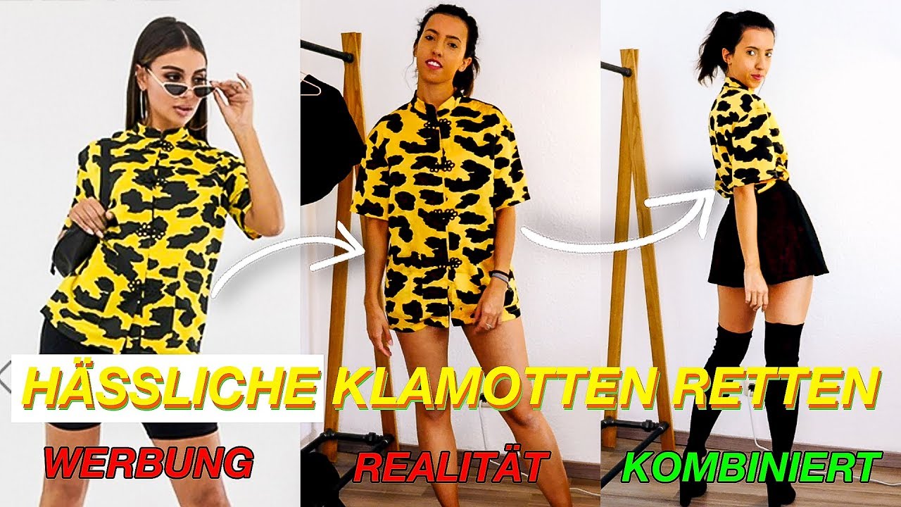 Die HÄSSLICHSTEN Klamotten retten | Style Fail hoch tausend.