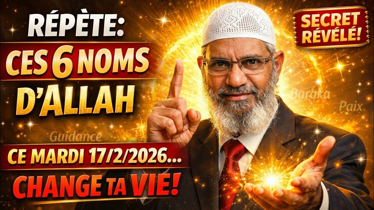 Répète ces 6 NOMS d'Allah Ce Mardi 17/2/2026... Et regarde comment Allah change ta vie
