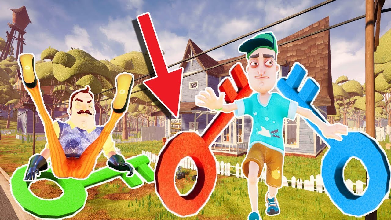DEV ANAHTARLI EV KÖTÜ KOMŞU 😱 Hello Neighbor