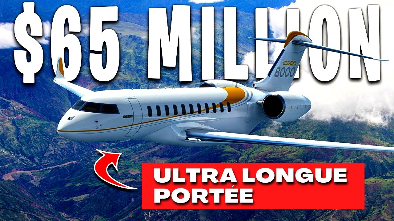 L'intérieur du Bombardier Global 8000, le jet privé à plus long rayon d'action au monde.