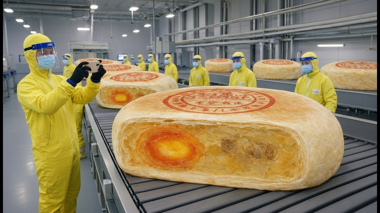 Bánh pía được sản xuất hàng loạt ra sao ở Sóc Trăng?