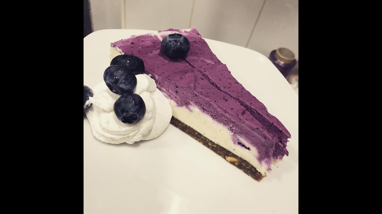 Cheesecake crudo de frutos del bosque