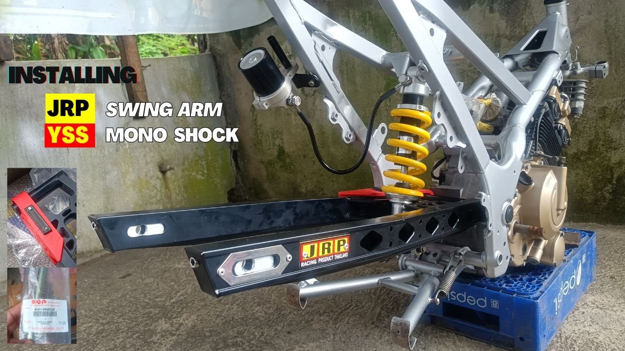KABIT SWING ARM AT MONO SHOCK| DIY build| PJworks #JRP #YSS #diy