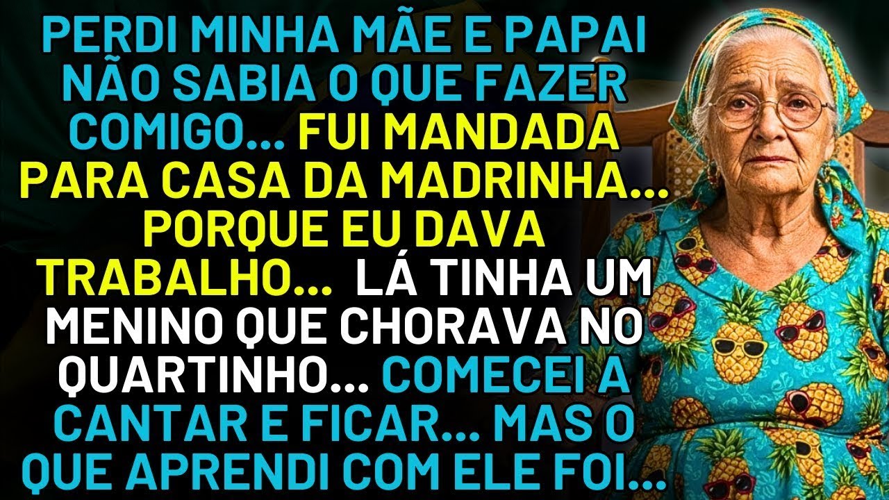 HISTÓRIA REAL DESTA AVÓ 👵💔 MAMÃE SE FOI E PAPAI ME MANDOU EMBORA… COMECEI A CANTAR PARA UM MENINO E…