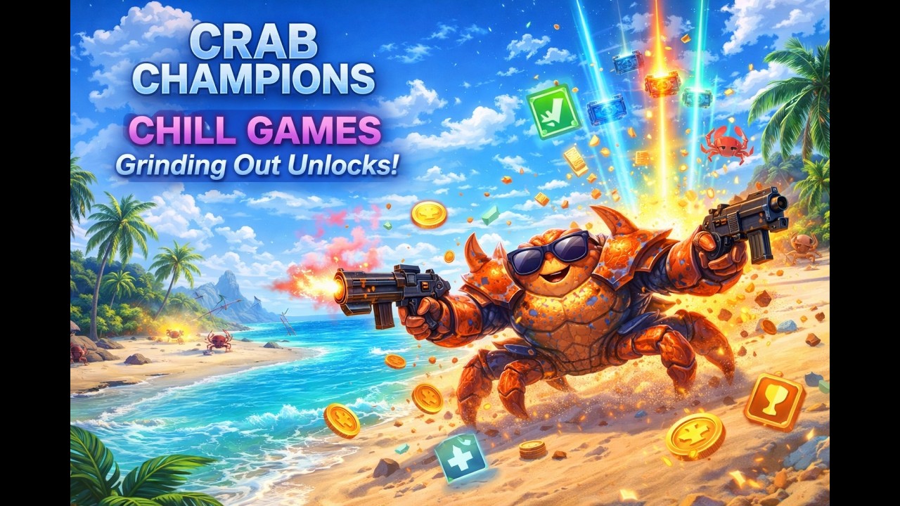 Crab Champions | High Damage Sniper Build & Melee Build!