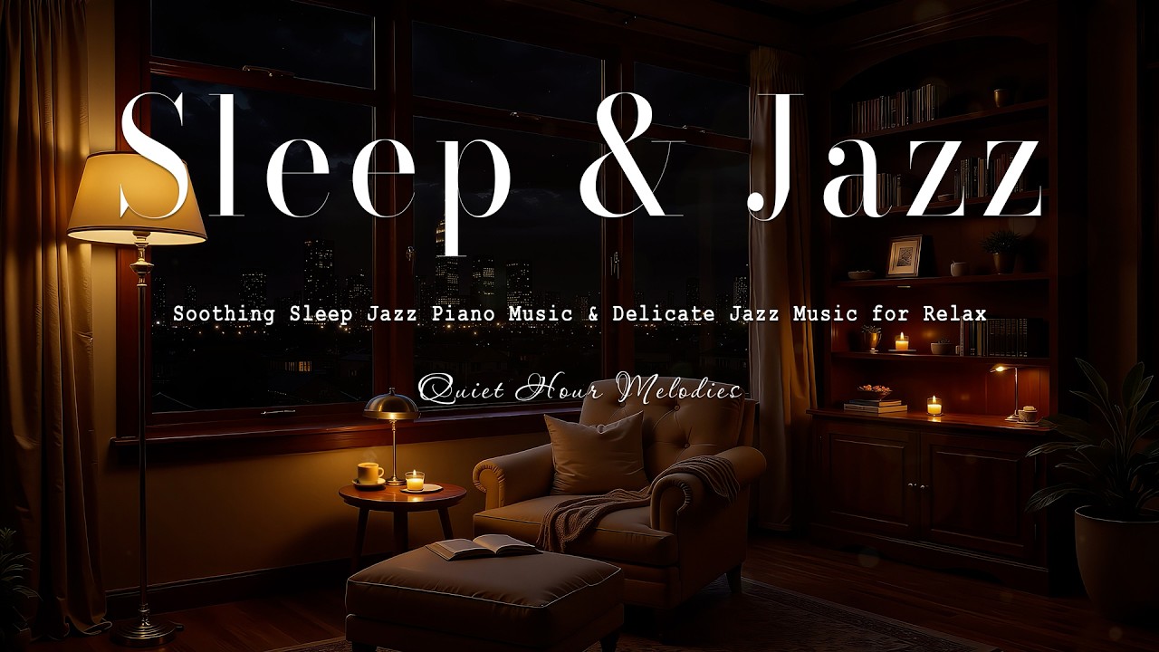 Ethereal Piano Late Night Jazz - Soothing Sleep Jazz Piano Music & Delicate Jazz Music for Relax